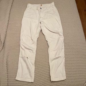 Carhartt double knee pants in natural 33x32